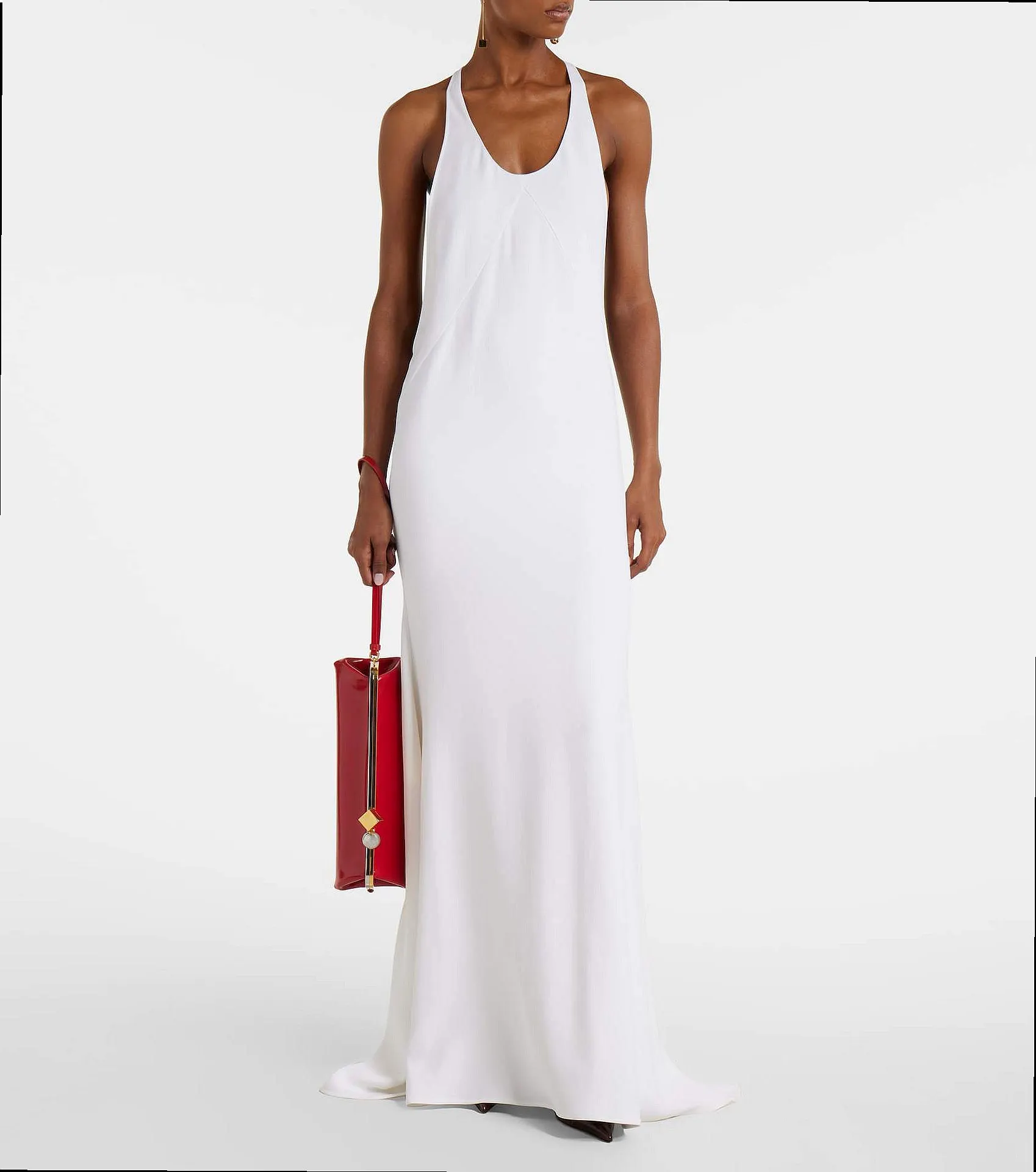 White Maxi Dress Summer Sleeveless Dresses for Women Bodycon Jumpsuit Playsuit - view 6
