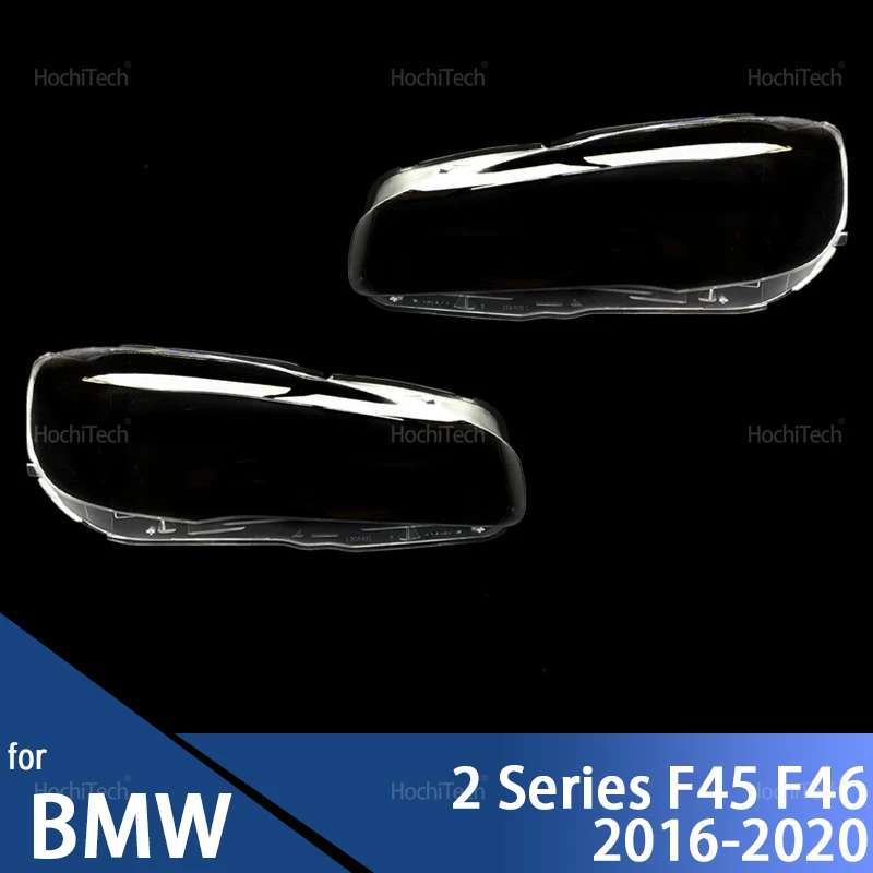 

Car Headlamp Caps for BMW 2 Series F45 F46 2016-2020 Glass Headlight Cover Auto Transparent Lampshade Case Lamp Lens Shell