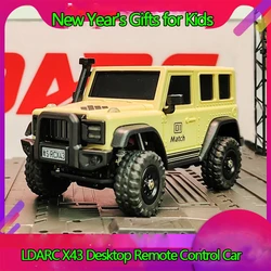 LDARC X43 RTR/BNR 1/43 Crawler RC Car full Time 4WD telecomando Mini veicolo da arrampicata giocattolo desktop off Roader