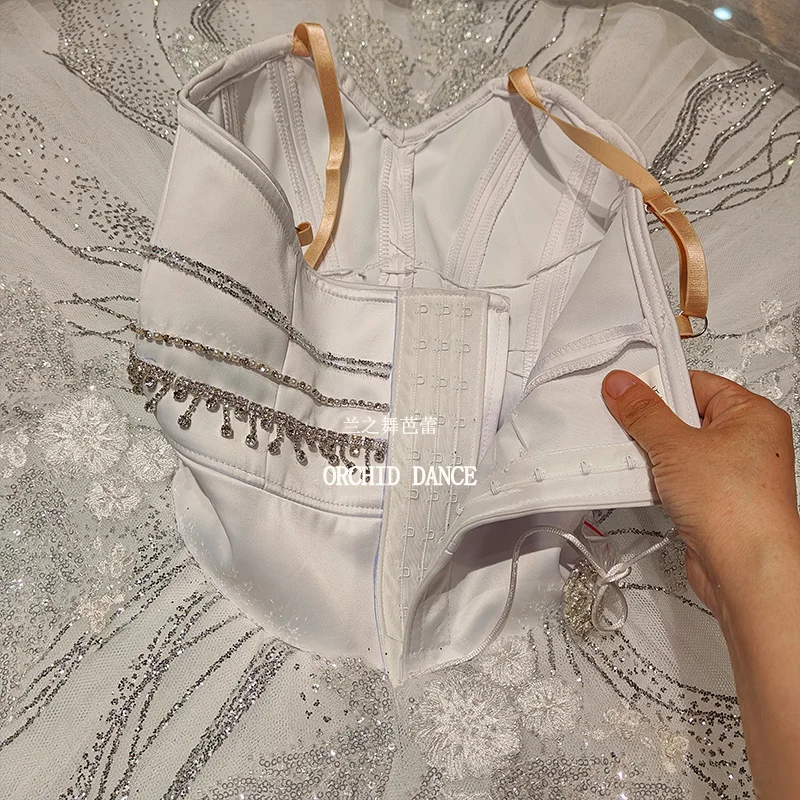 BT250677 taille personnalisée professionnelle couleur personnalisée enfants filles femmes adultes blanc Ballet Tutu Costumes