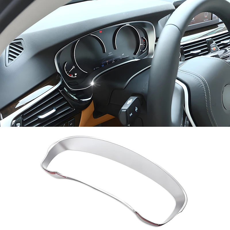 

Для BMW 5 серии G30 2018 2019 2020 2021 2022 ABS автомобильная приборная панель крышка приборной панели отделка автомобильные аксессуары матовый серебристый