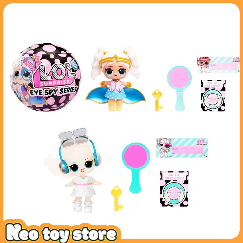 Mga LOL Кукла-сюрприз Слепая коробка Eye Spy Серия Mystery Balls Принцесса Красивая фигурка Модель Девушка Игрушка в подарок Милая Коллекция для комнаты