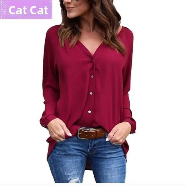 レディース Vネック 大きいサイズ カジュアルブラウス レース irt レディース トップス ポリエステル繊維 90% その他素材 0% T-irt 女性モデル