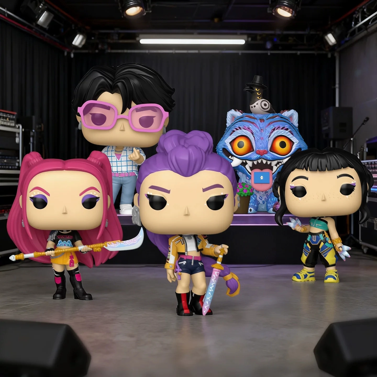 

Коллекционные фигурки Funko Pop Demon Hunter K-Pop Demon Hunter Girls Group Lumi Zoe Mila Qin Yu - Идеи подарков - Официальная продукция - Для видео-фанатов - Коллекционные и демонстрационные модели