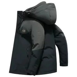 Abbigliamento firmato Super piumino invernale uomo cappotto freddo imbottito d'oca addensato Premium Casual