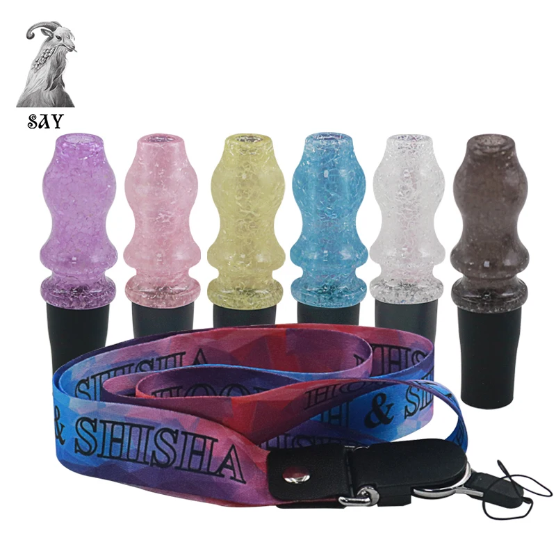 

Arab Shisha Hookah Mouthpiece Mouth Tip Hang Rope Strap Hookah Hose Resin Chicha Cachimba Sheesha Narguile Filter Mouthtip