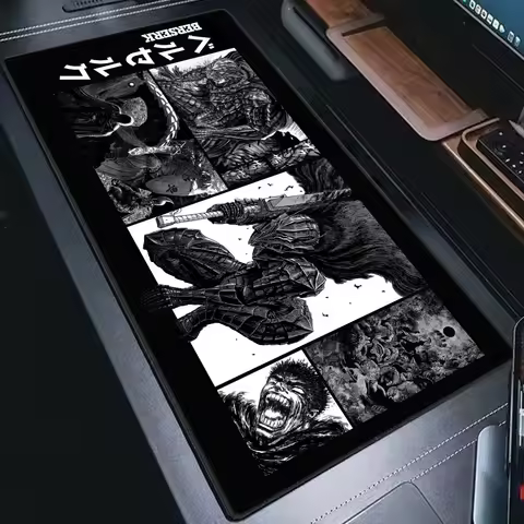 Big Mouse Pad Anime Berserk Gamer Keyboard Mausepad Large Rubber Gaming Mat Guts sword in berserk Mousepad Pc Desk Girl Cabinet