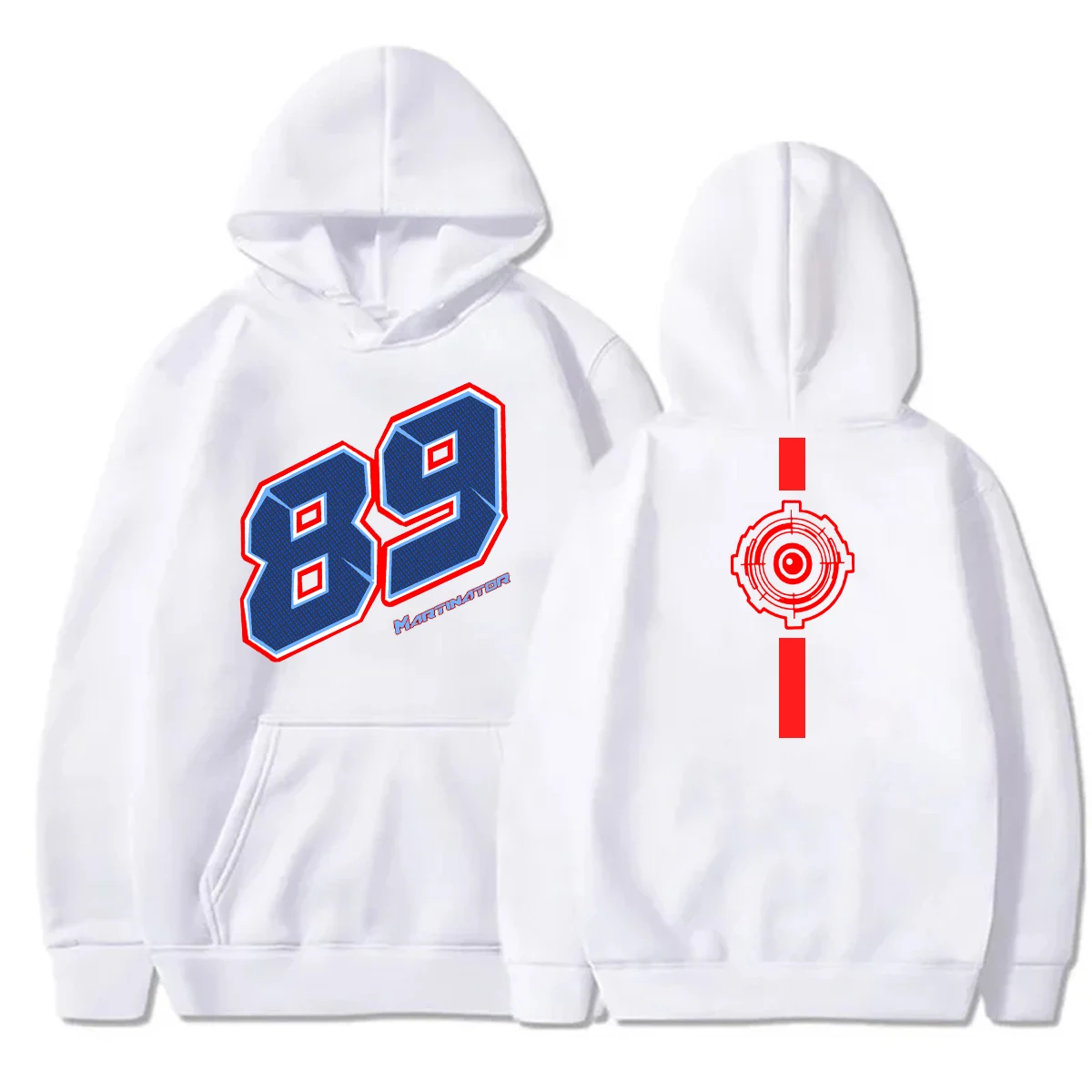 Jorge Mart í n 2024 New Motorcycle Race # 89 Driver Fan 2D Printed Hoodie Men's and Women's Autumn Casual Coat