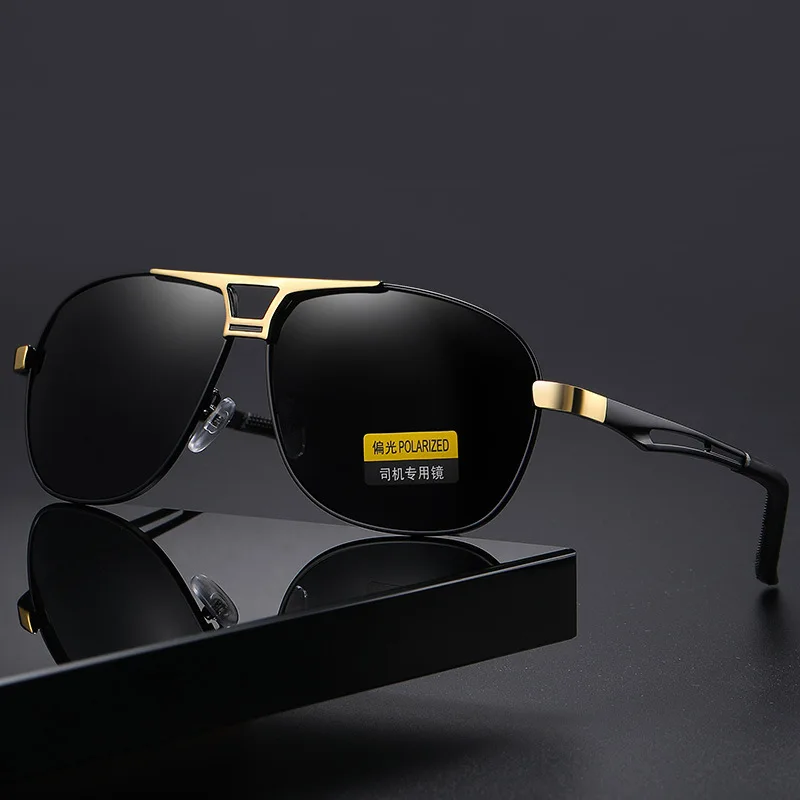 Men's Gradient Polarized Sunglasses Large Frame Aviator UV400 Photochromic Driving Shades 2026 New