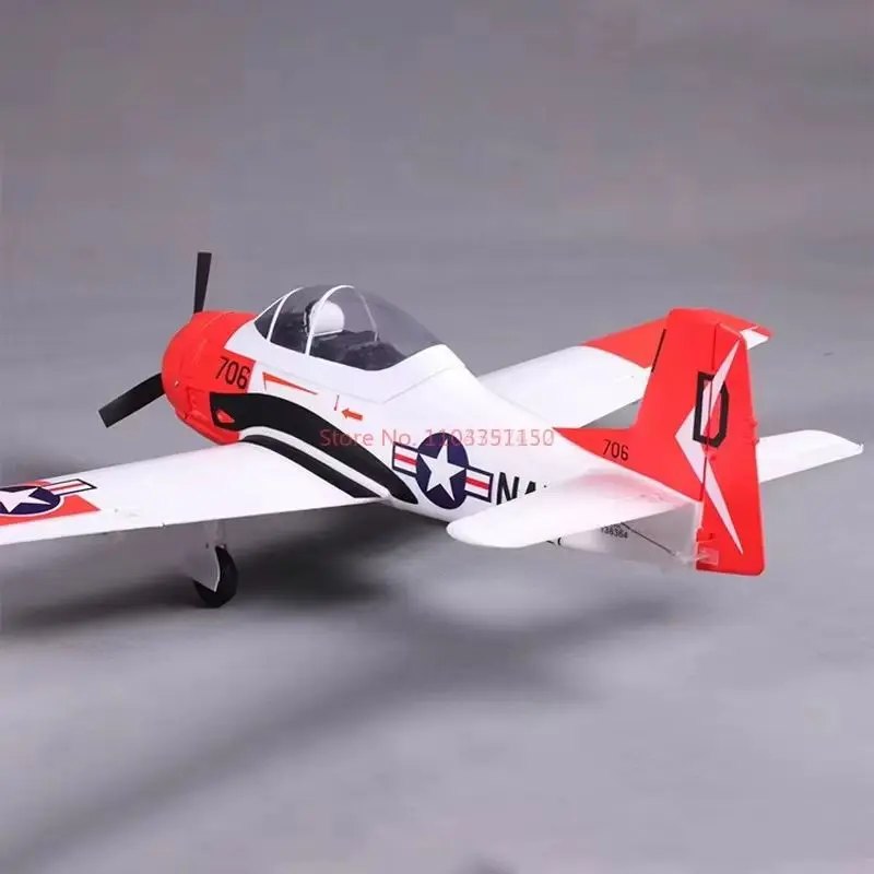 FMS 800 مللي متر T-28 طروادة ثابتة الجناح دخول الإلكترونية التحكم عن بعد طائرة نموذجية الحرب العالمية الثانية طائرة نموذجية لعبة الكبار