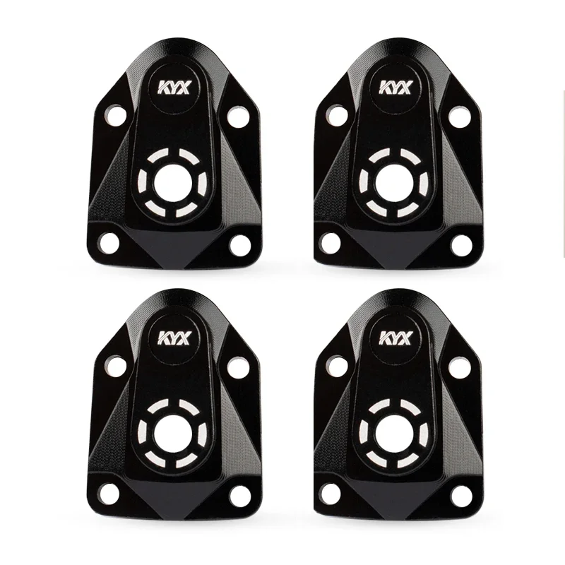 KYX Racing Aluminum Front Rear Portal Axle Outer Portal Housing Portal Cover Plates for 1/18 RC Crawler Car Axial Capra UTB18