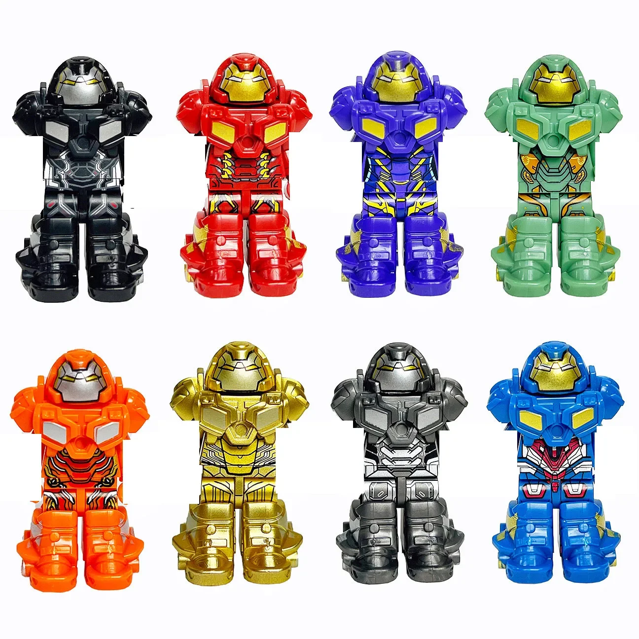 8 Stuks Mini Bouwsteen Beeldje Anime Figuur Wonder Superheld Diy Puzzel Blok Speelgoed Kinderen Speelgoed Speelgoed Verjaardagscadeau