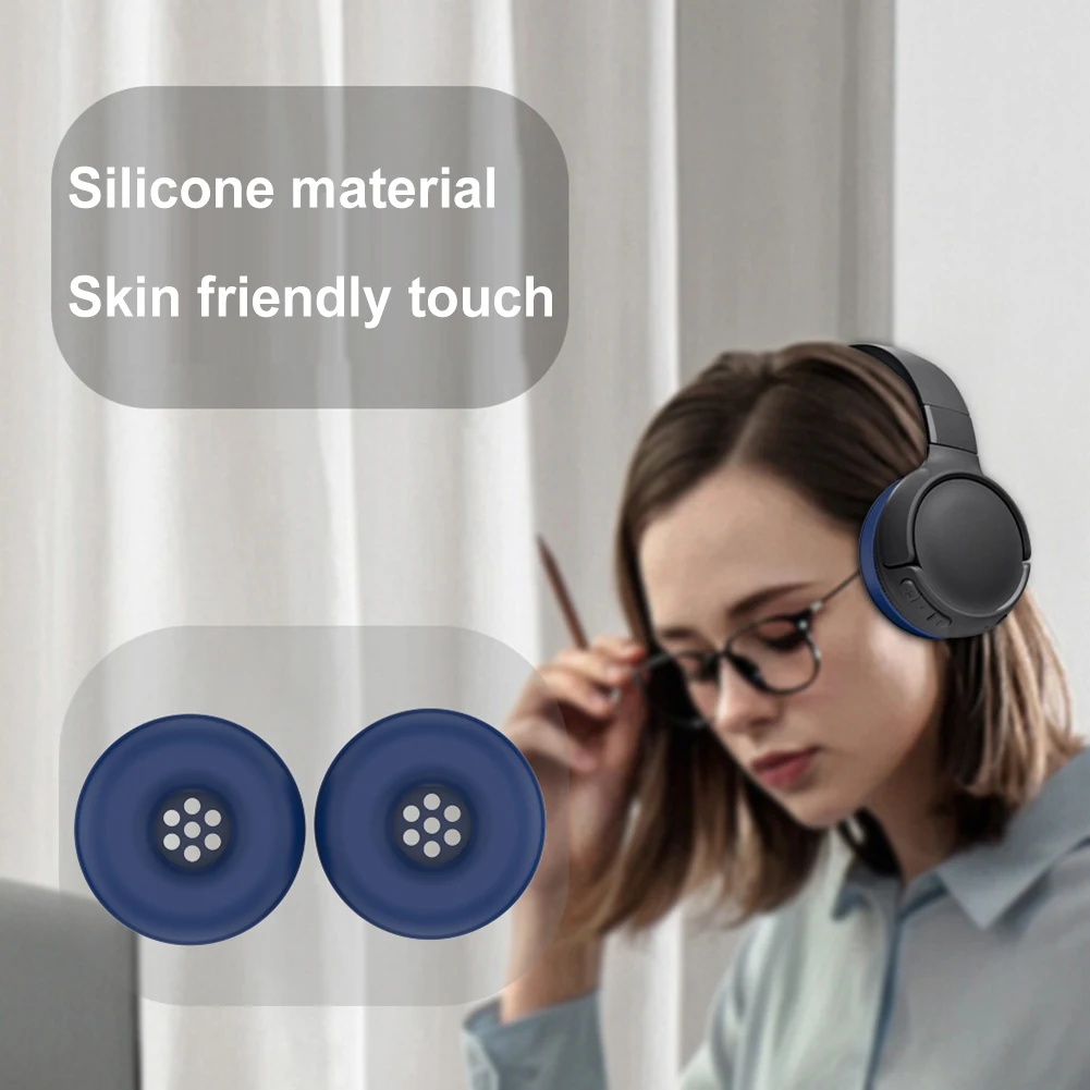Silicone Earpad Covers Case for JBL Tune 520BT Headphones Ear Pads Cushions Waterproof Anti-Scratch Ear Pads Cover Protector