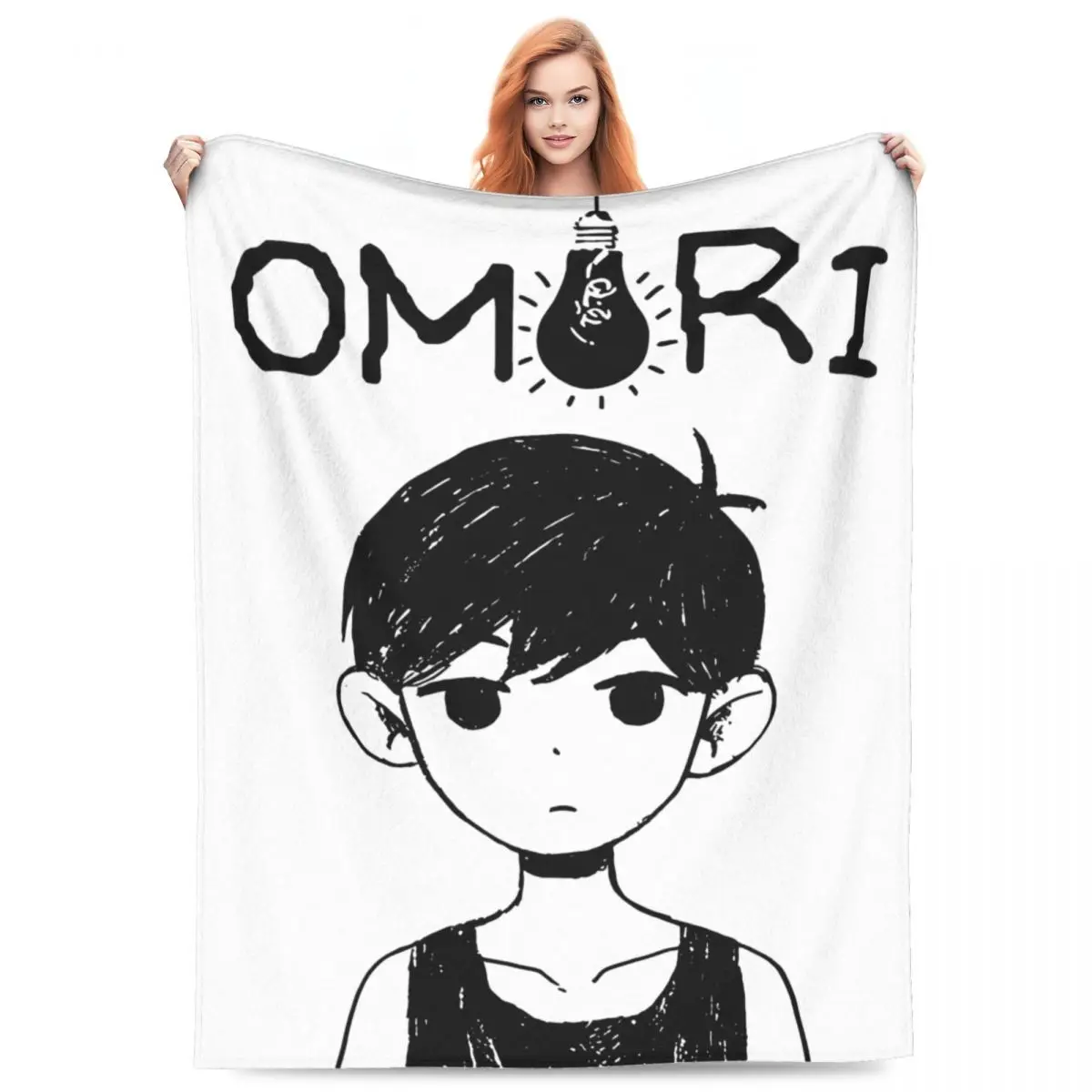 

Omori Merch Omori мультяшная игра женский расслабляющий супер мягкий плед одеяла для дивана покрывала