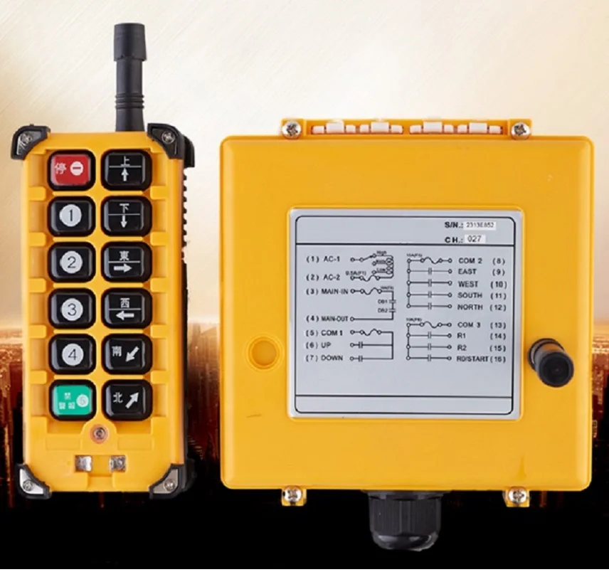F23-A++, 24V,36V,220V,380V industrial wireless remote control for electric winch windlass lifting hoist trolley lifting machine
