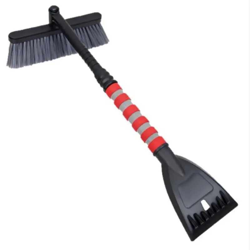 Winter Car Cleaner Extendable Snow Shovel Ice Scraper Brush Detachable Windshield Tool