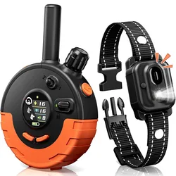 Collar antiladridos para perros recargable con vibración y choque