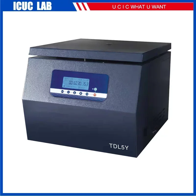 Crude Oil Water Separator Centrifuge Machine For Petroleum Medical Lab Centrifuga TDL5Y with Beautiful Blue Color