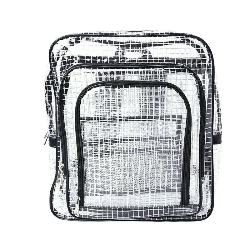 

Unisex Anti-static Clear Backpack Travel Shoulder Bags PVC Rucksack Engineer Too