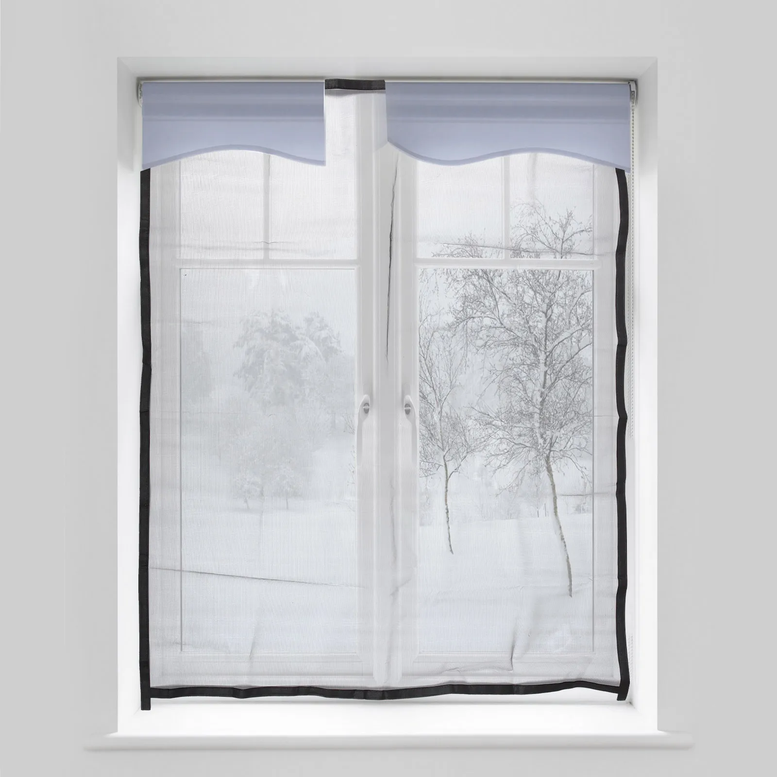 

1 set Self Adhesive Mosquito Screen Window Mesh 100x120cm Gray Net Black Tape Home Use Washable Reusable Insect Proof Breathable