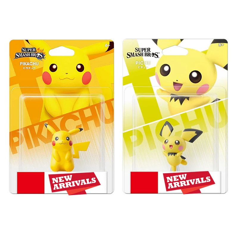 アートスウィフトストア スーパースマッシュ ピカチュウ ピチュ フィギュア オリジナル NS NFC アジア版 地域フリー 新品 在庫あり 子供向けギフト