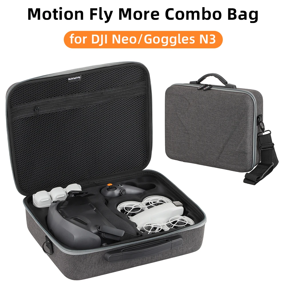 

Portable Carrying Case for DJI Neo/Goggles N3 Motion Fly More Combo Bag Shockproof Case Waterproof Protector Accessories