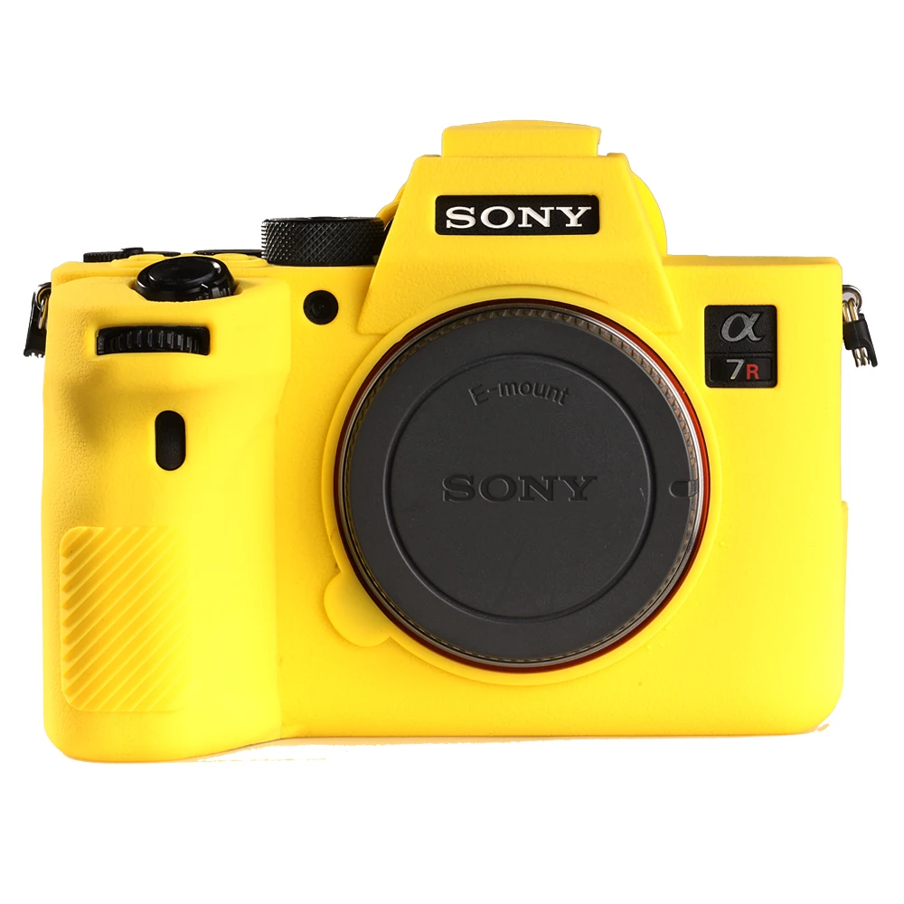 Rubber Silicone Case Body Cover Protector Frame Skin for Sony A7R V / A7R 5 / ILCE 7RM5 A7RV A7R5 A7RM5 Camera Soft