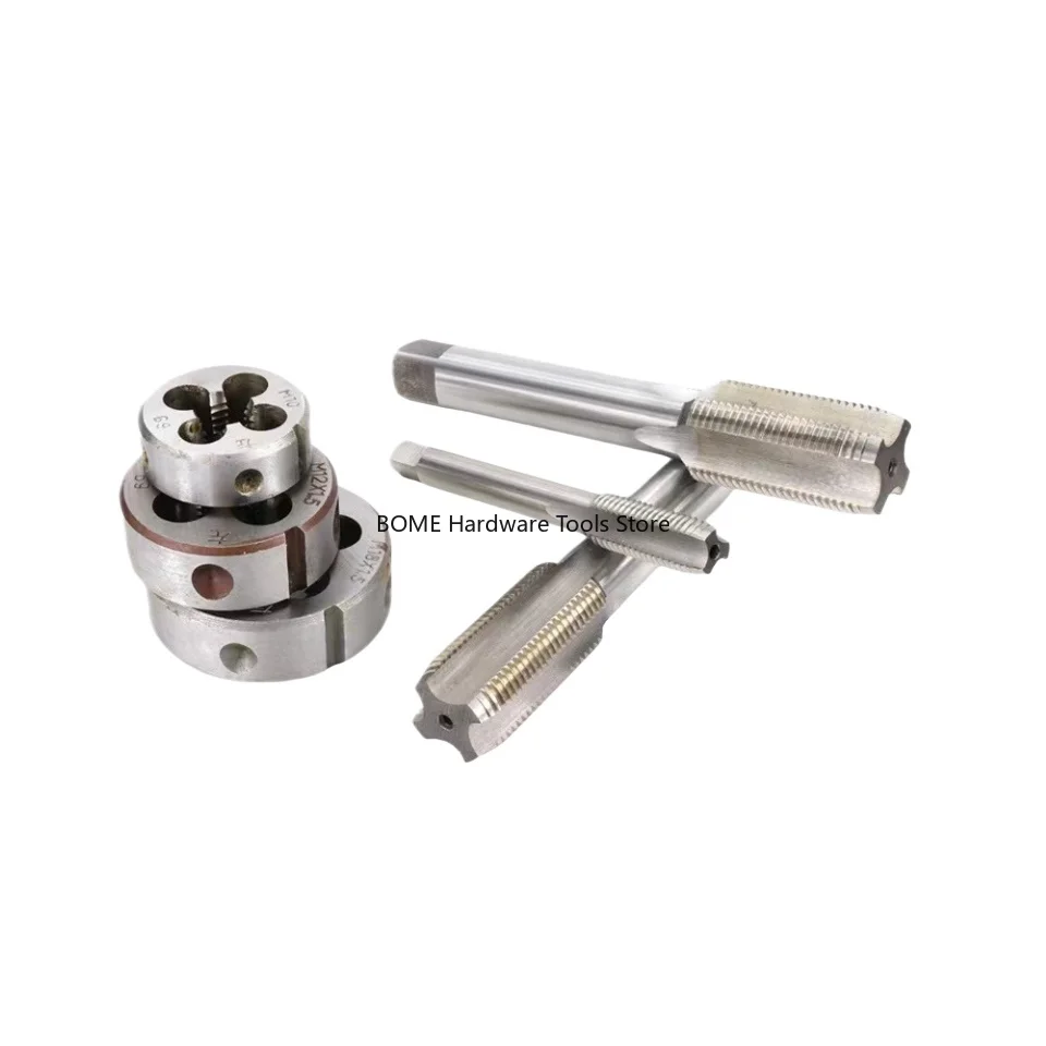 

M4 M5 M6 M8 M10 M12 M16 Tap and Die Set Fine Coarse Thread 1 1.25 1.5MM