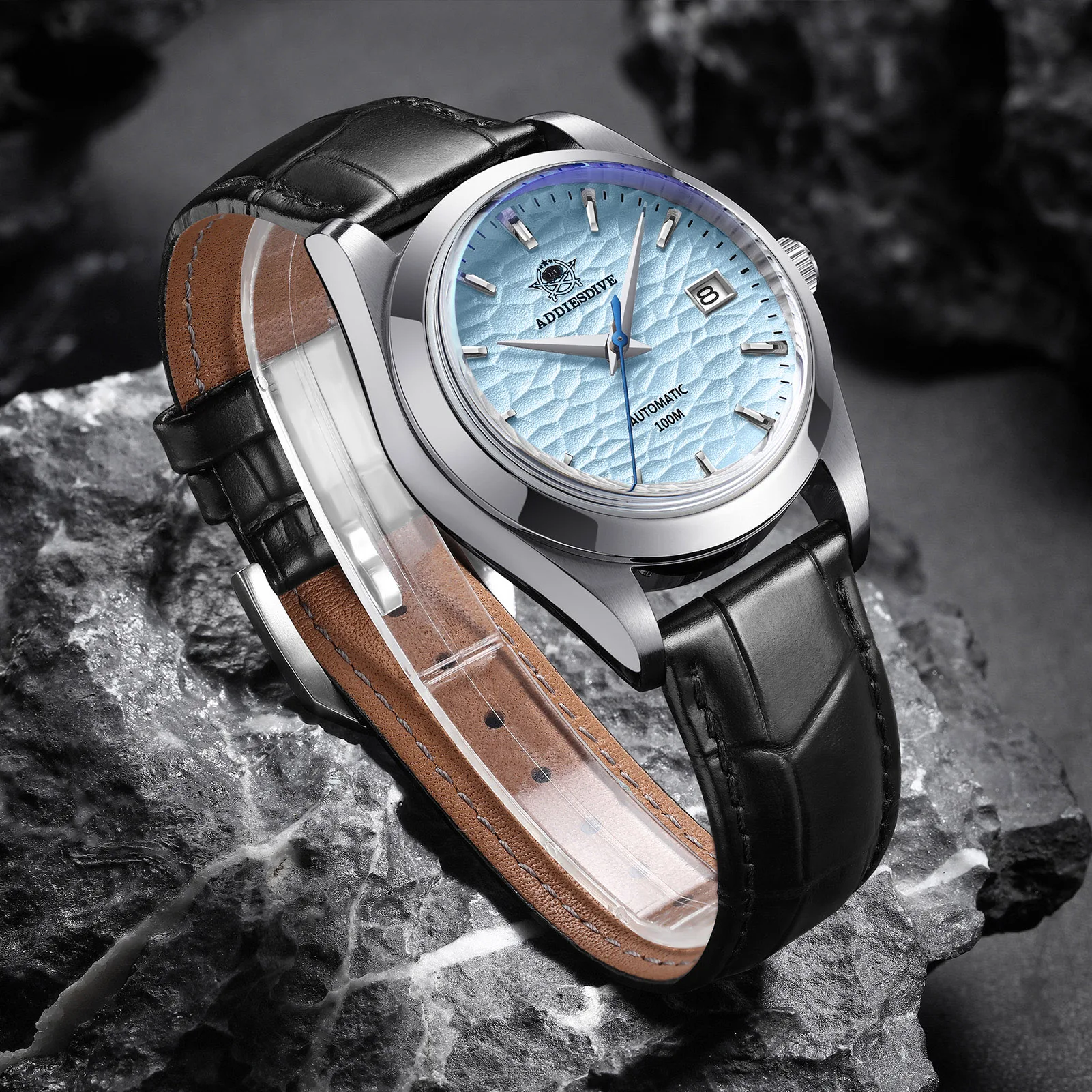 ADDIESDIVE AD2118 Watches Men Luxury NH35 Sapphire Automatic Mechanical Watch Stainless Steel 10ATM Waterproof Men's Wristwatch view 3