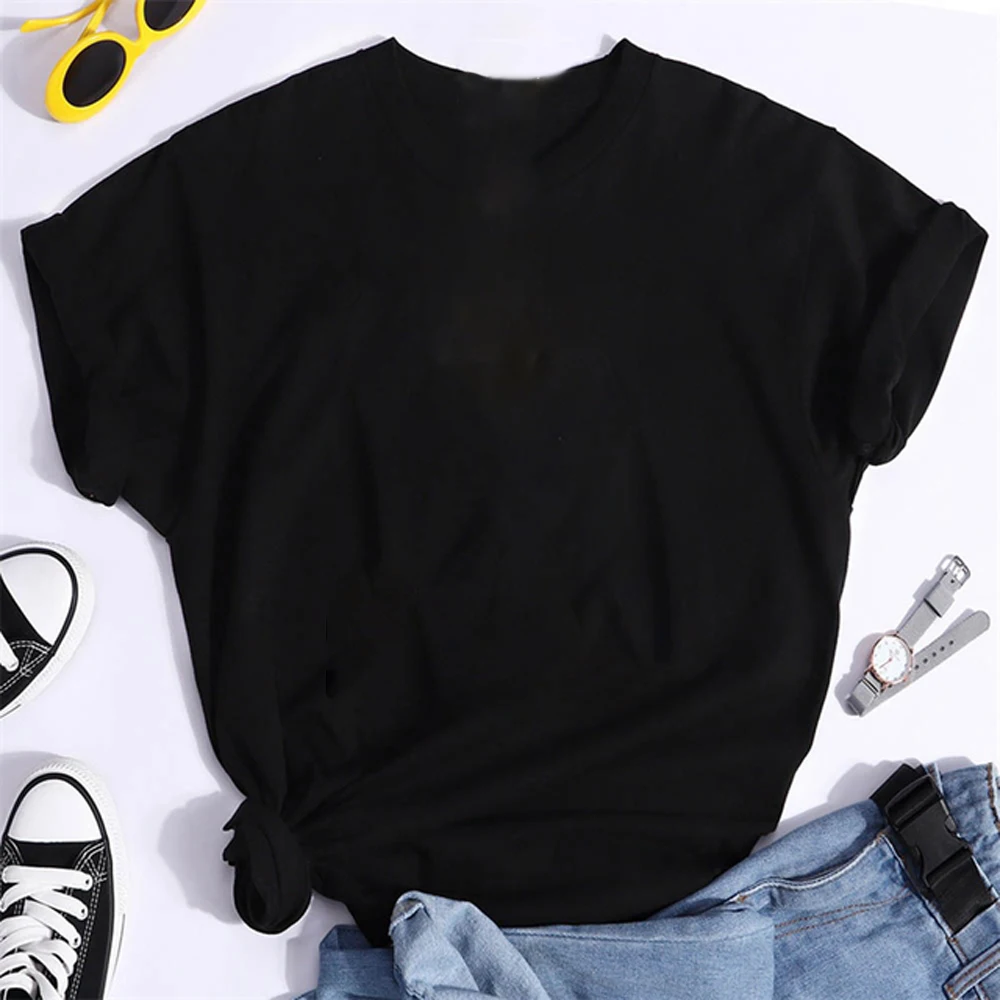 2023 new fox printed T shirt Women hipster cute T-shirt female Fashion seasons Harajuku white O-neck tops Tshirt clothing