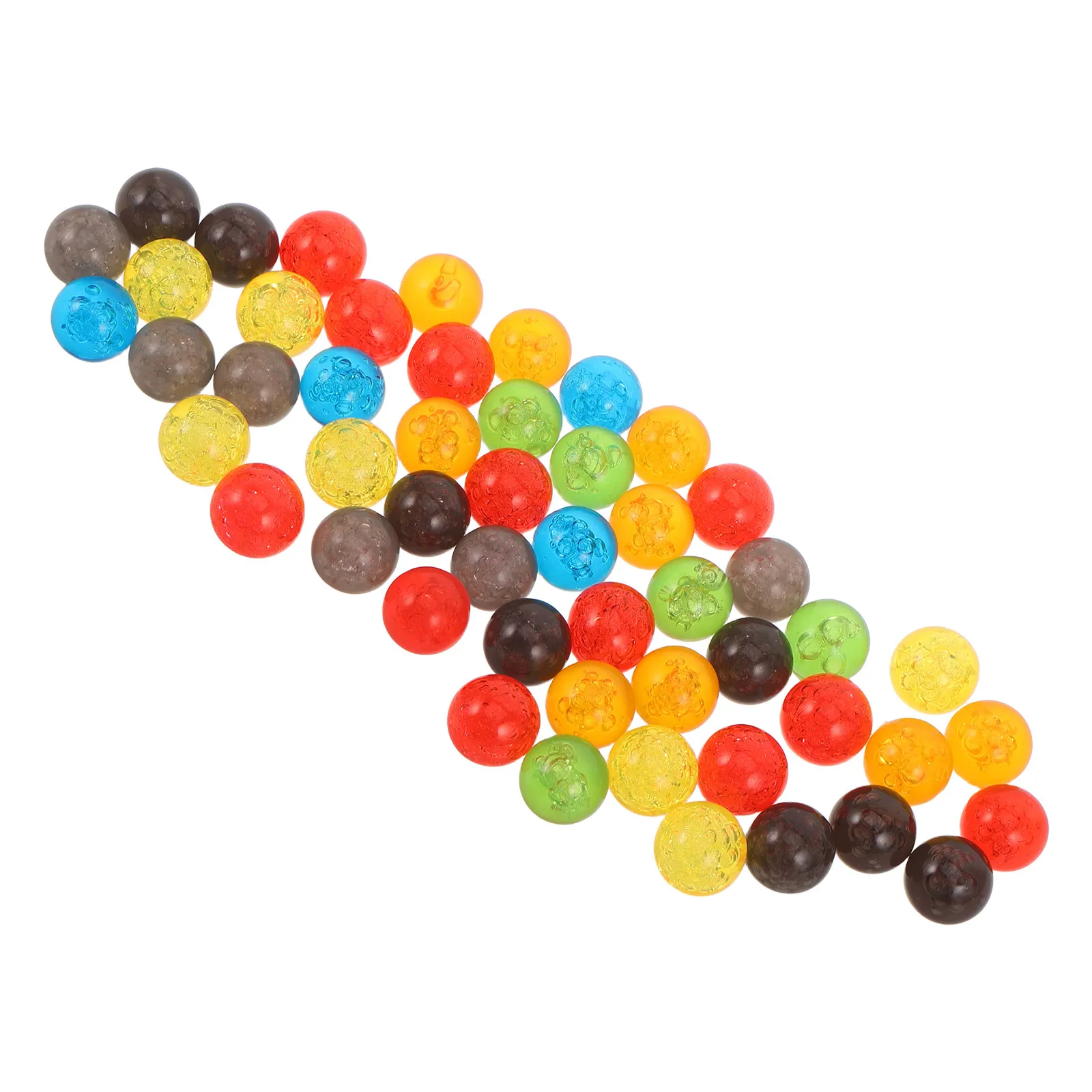 

50 шт. акриловых шариков-пузырьков 15 мм, яркие, разноцветные, легкие, безопасные, маленькие шарики для математических игр и детских развлечений