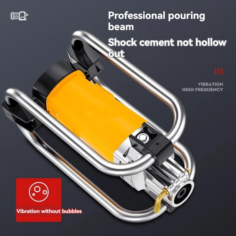 Vibratore per calcestruzzo a telaio monofase 220v da cantiere vibratore per cemento Plug-in ad alta frequenza con vibrazione