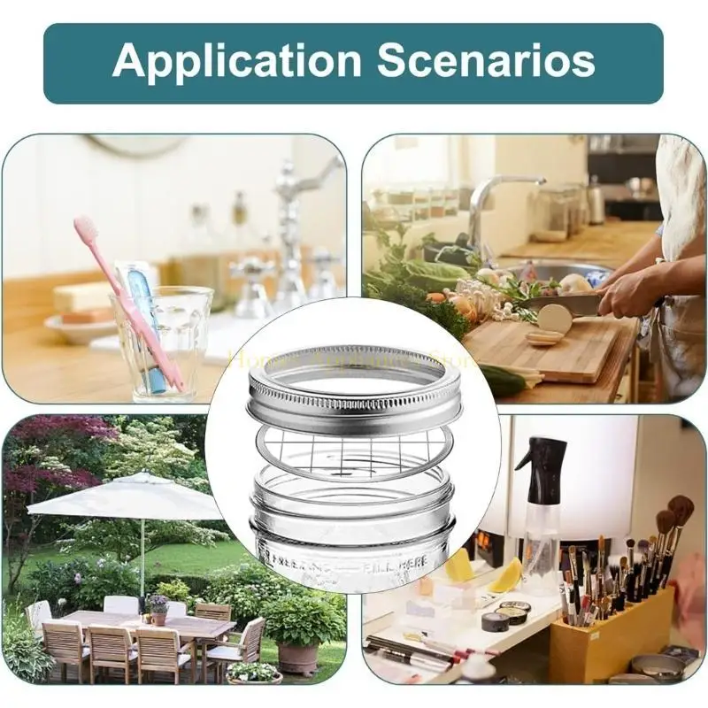 غطاء الفضة D0AB مع غطاء الشحوم المربع المعدني من القش مناسبة للترتيبات