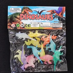 36PCS Glow In the Dark Dinosaur Toys Halloween Gifts Kids Cool Stuff Regalos Para Cumpleaños De Niños Y Niñas Juguetes Luminosos