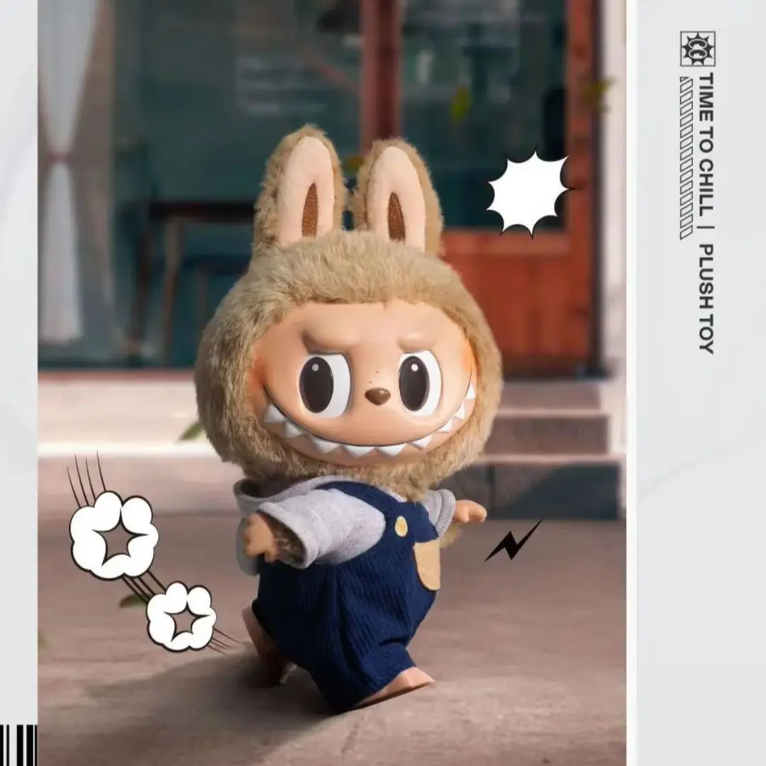 

POP MART Labubu 'Time to Chill' Tenamel Series Blind Box - Original Mystery Doll Collectible Ornament for Girls Ideal Festival G