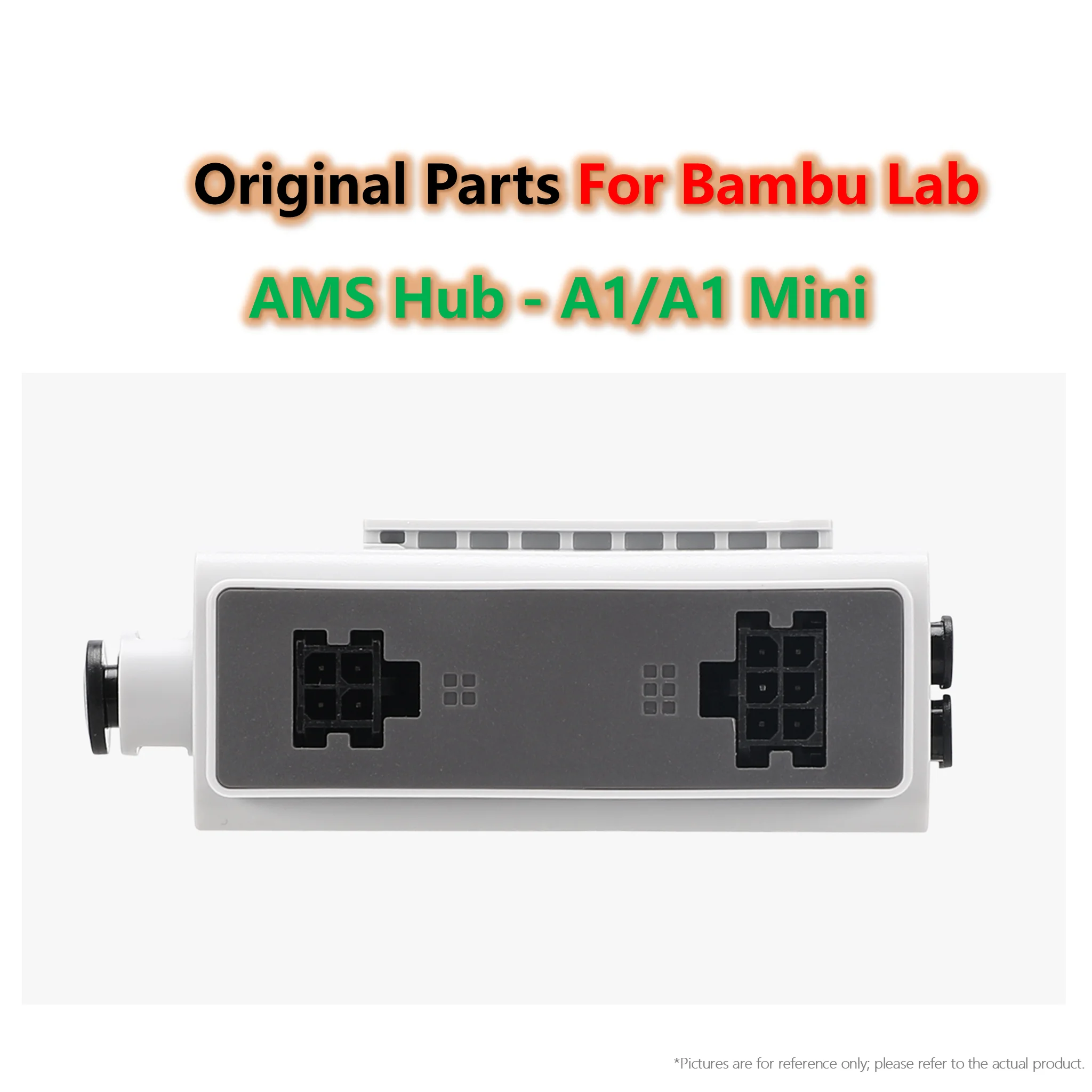 Original Parts For Bambu Lab AMS Hub for A1 Series Connectivity Hub for AMS/AMS 2 Pro/AMS HT, 3D Printer Accessory w/ PTFE Tubes