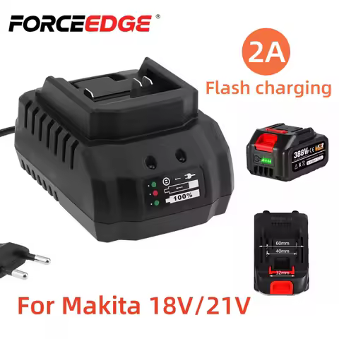 2.0A Battery Charger Suitable For Makita 18V 21V Li-ion Battery Portable Fast Charger for Makita Battery Replacement EU/US Plug