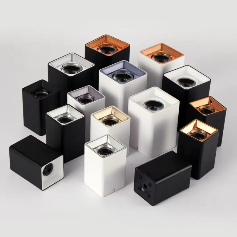 Exposed ceiling spotlights, non-central lighting, COB spotlights, household pendant lights, ceiling lamps, square shapes