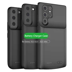 Power Bank Battery Charger Case for Samsung S22 Ultra S22 Plus S21 Ultra S21 Plus S22Ultra S22plus S21Ultra S21plus Battery Case