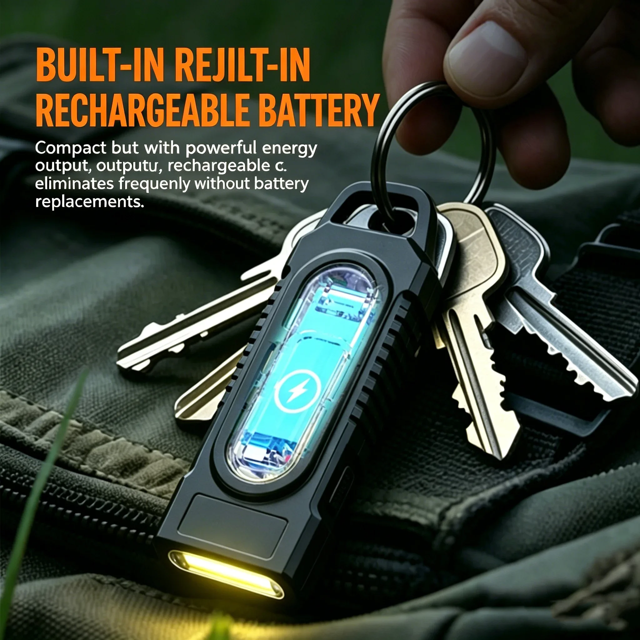 Multifunctional LED COB Flashlight Super Bright Pocket Torch Light with Red Blue Warning Light Outdoor Clip on Emergency Lantern image 5