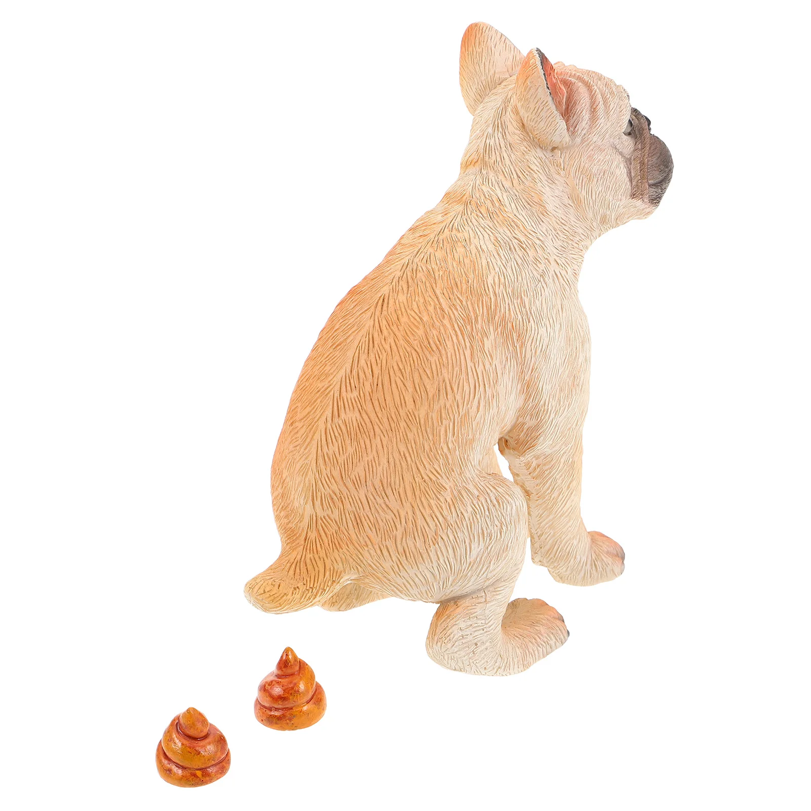 

1Set Dog Pooping Ornament French Bulldog Resin Statue for Living Room Entry Office Home Unique Creative Funny Decor