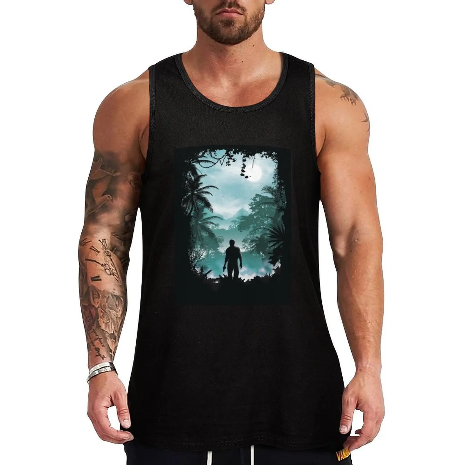 Uncharted 4 Nathan Drake Tank Top Athletic Workout Tank Top Moisture Wicking Lightweight