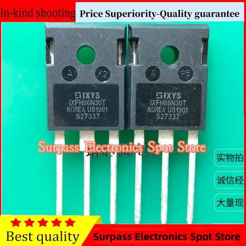 10PCS-100PCS  IXFH86N30T  TO-247 300V 86A IGBT  Price Superiority-Quality guarantee