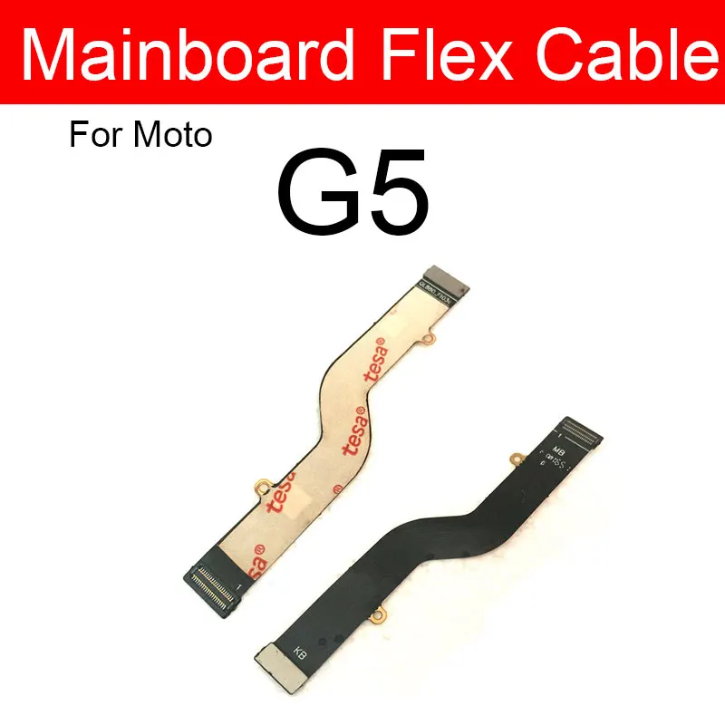 LCD Motherboard Mainboard Flex Cable For Motorola Moto G4 G5 G6 G7 G8 G9 Power Play Plus Main Board Flex Cable Replacement Parts