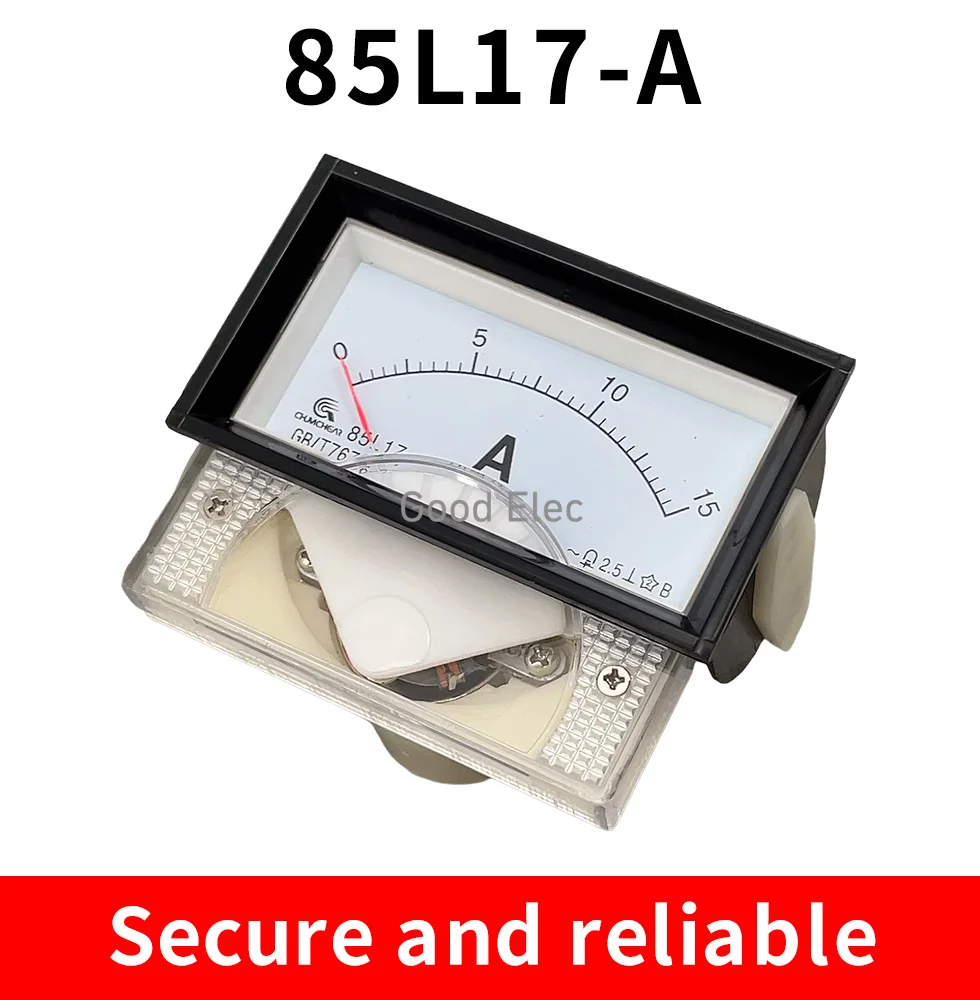 85L17 AC 1A 2A 3A 5A 10A 15A 20A 30A 50A 75A Analog Ammeter Panel Current Amper Meter Pointer Diagnostic-too