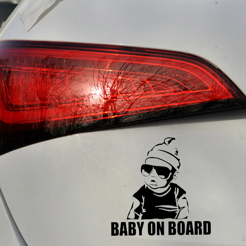 

Baby On Board Vinyl Sticker for Car Truck SUV Rear Windscreen Decor Decal Vinyl Cover Car Safety Warning Decals Auto Accessories