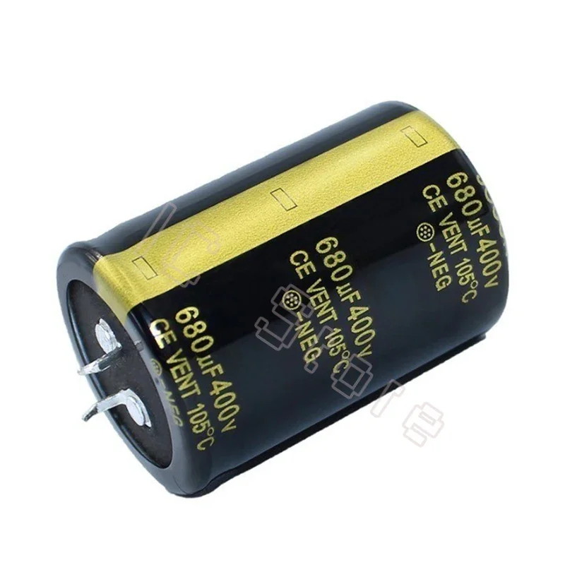 5PCS 400V 680uf Capacitor High Frequency Low ESR 35x50mm 400V680uf Aluminum Electrolytic Capacitor Audio Power Amplifier 35*50