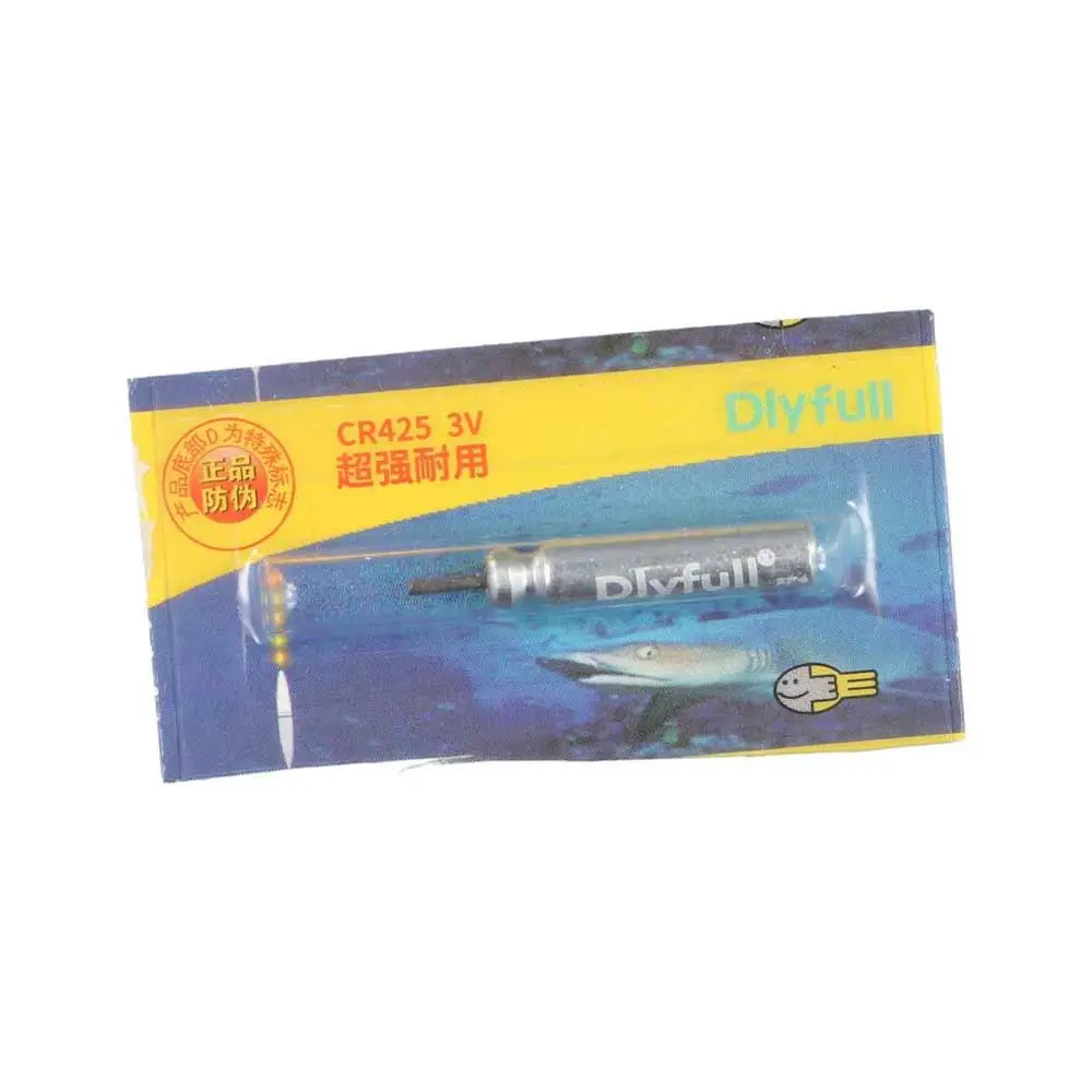 Night Fishing CR425 Battery With Bell Waterproof Fishing Rod Light Rod Luminous Stick Fishing Pole Light Fishing Float Light
