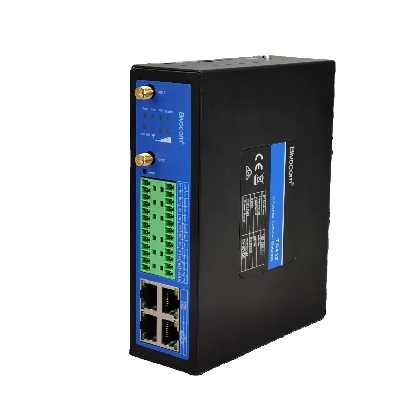 Industrial IoT M2M Gateway Manufacturer Rich IO Ports 4G LTE CAT4 WIFI 1GB Flash Dual 4G Module MQTT Protocol 256MB RAM