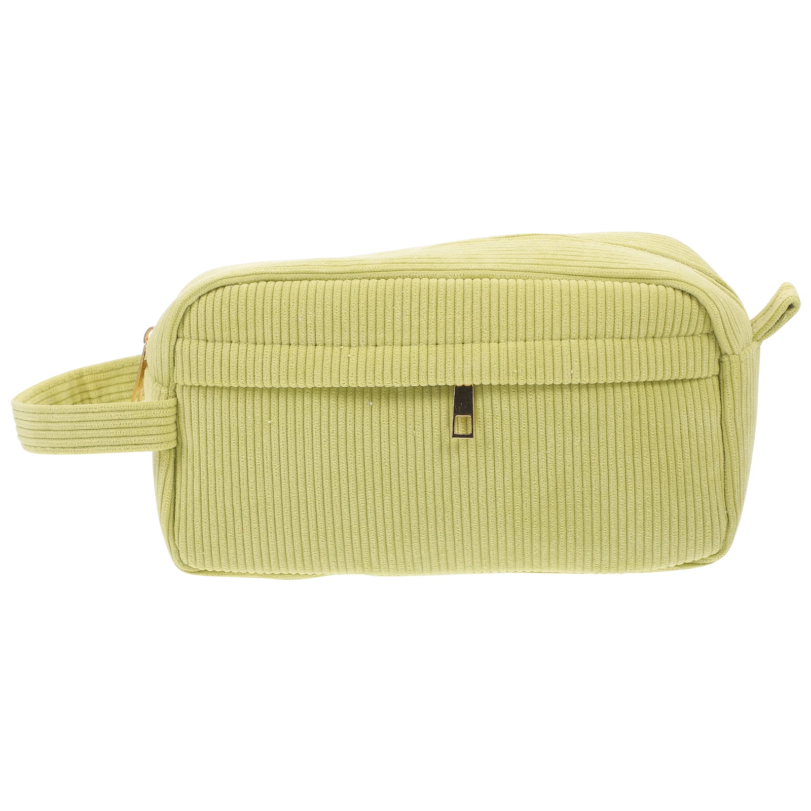

Travel Bags Makeup Organizer Large Capacity High Toiletry for Women Green Corduroy Miss